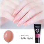 PolyGel UV/ LED pentru unghii false Mobray Fast Building Gel 15 ML - 07 Nude